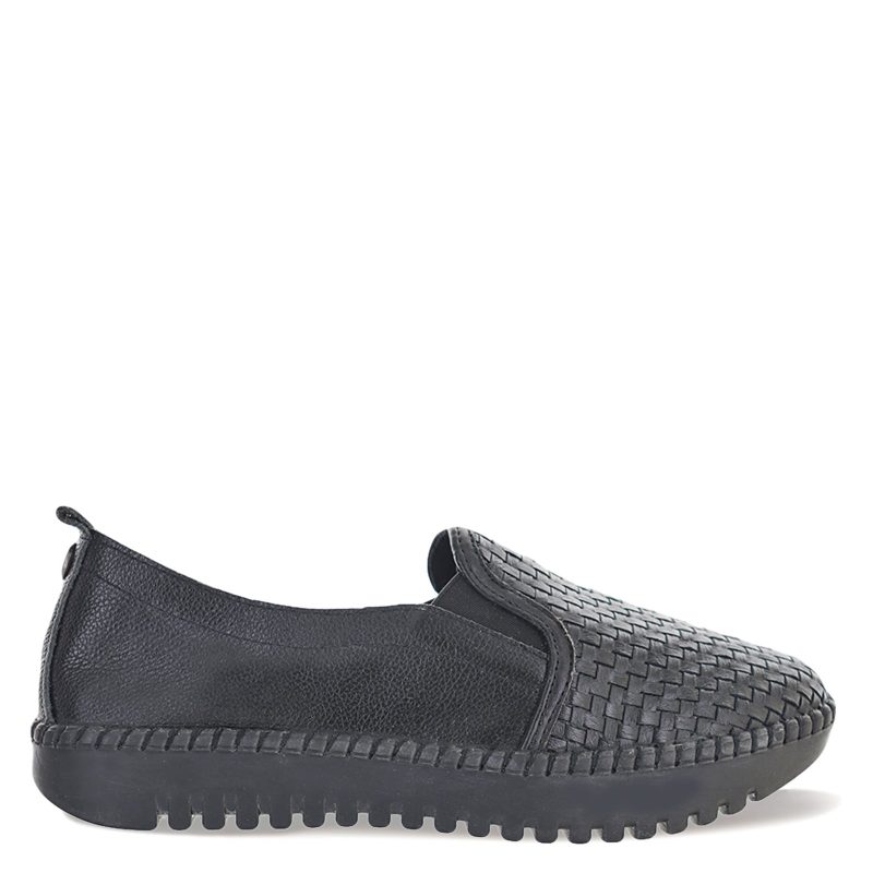 TW114 BKSIL Womens Bernie Mev Tw114 Slip On Black 1