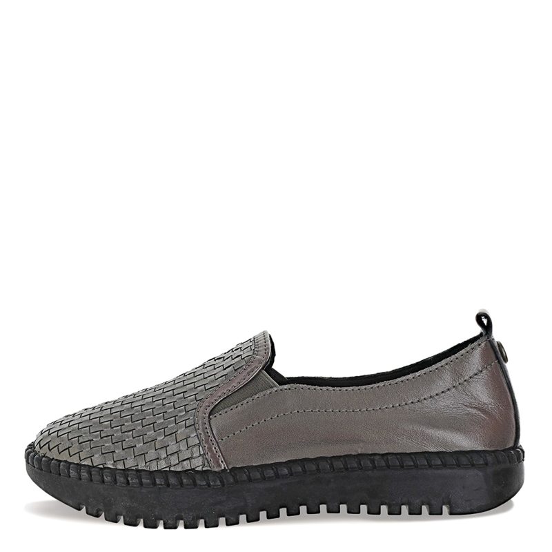 TW114 GUNMET Womens Bernie Mev Tw114 Slip On Gunmetal 3