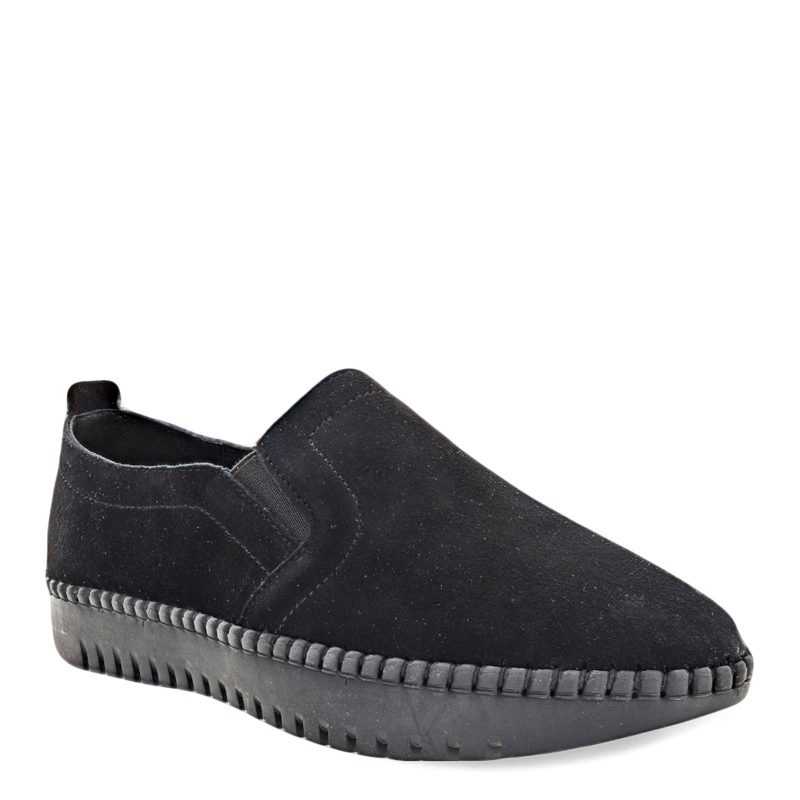 TW82 BSD Womens Bernie Mev Tw82 Slip On Black Suede