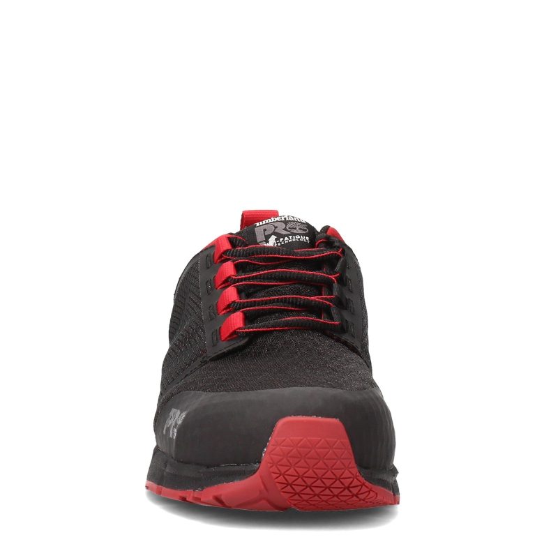 Tb0 A29 Bj001 Mens Timberland Pro Radius Comp Toe Work Shoe Black Red 2 48e7c41c 4f61 4a32 ae47 7bbd79bae269