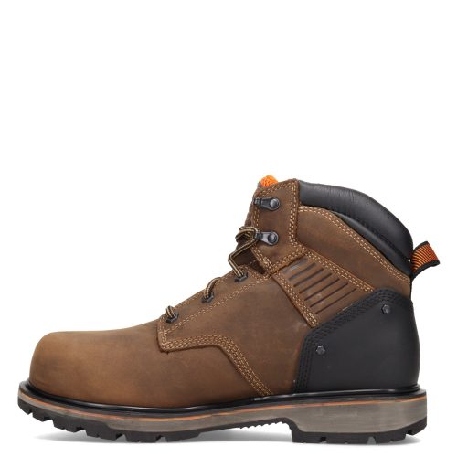 Tb0 A29 Ht214 Mens Timberland Pro Ballast 6in Comp Toe Work Boot Brown 3