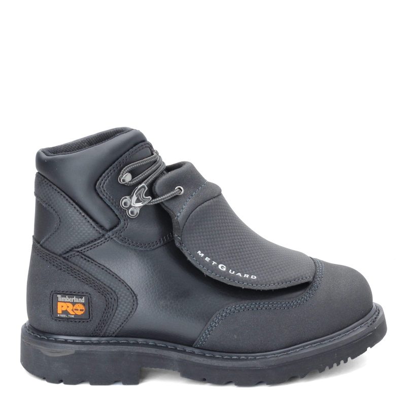 Tb040000001 Mens Timberland External Met Guard 6 Work Boot Black 1