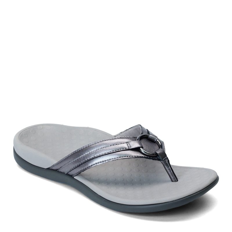 Tide Aloe Pewtr Womens Vionic Tide Aloe Sandal Pewter