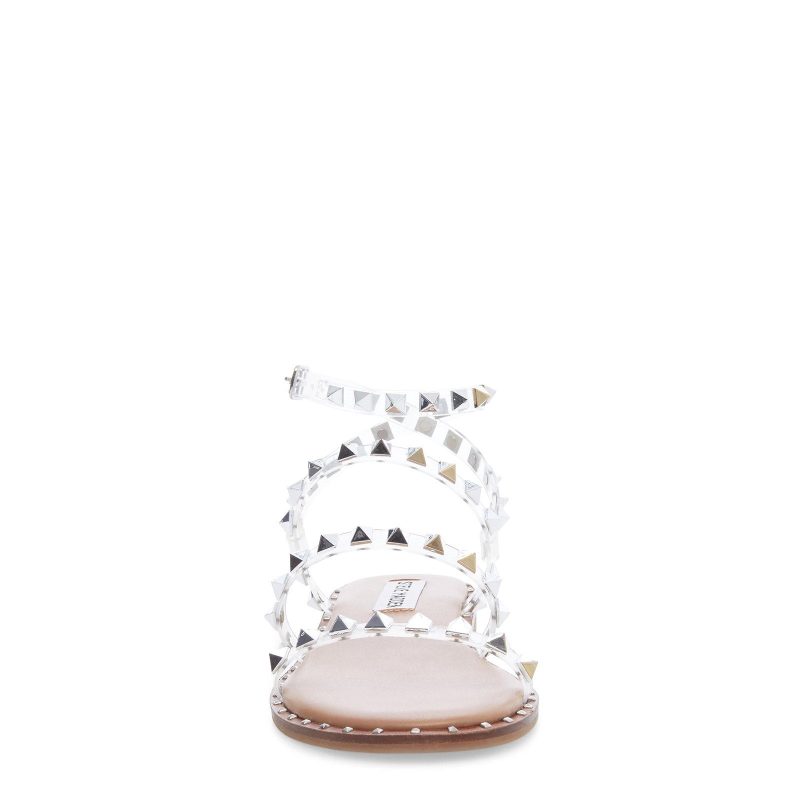 Travel Clear Womens Steve Madden Travel Sandal Clear 2