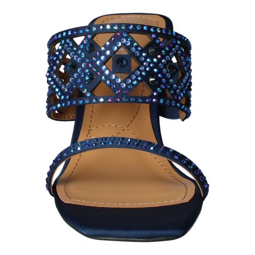 VARDAN SANVY Womens J Renee Vardana Sandal Navy 2