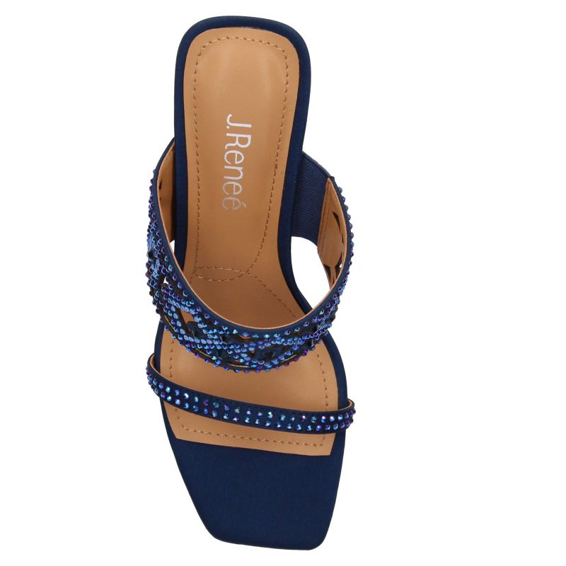 VARDAN SANVY Womens J Renee Vardana Sandal Navy 5