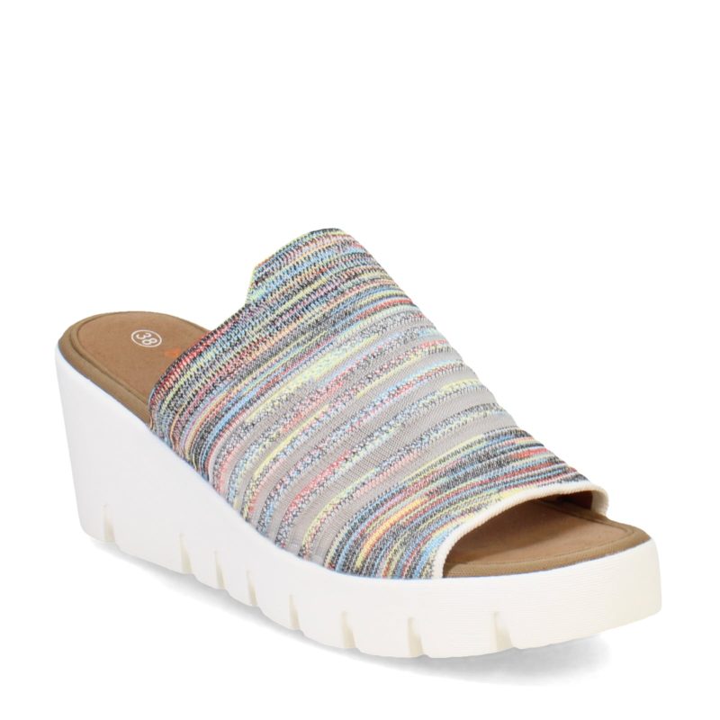 VENTI IRIS LIGHT RAINBOW Womens Bernie Mev Venti Iris Sandal Light Rainbow