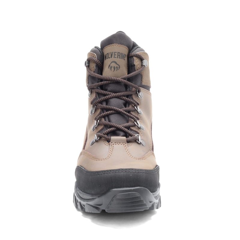 W05103 Mens Wolverine Boots Spencer Waterproof Hiking Boot Brown Black 2 5ea8f17a 7301 4da2 b812 d70f518ee450