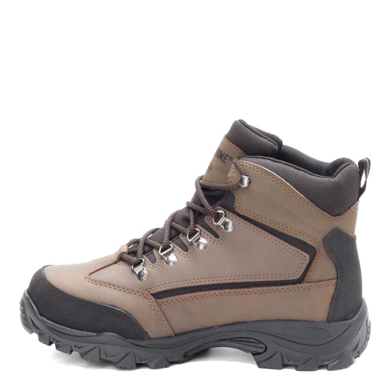 W05103 Mens Wolverine Boots Spencer Waterproof Hiking Boot Brown Black 3