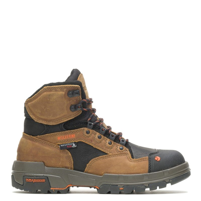 W10611 Mens Wolverine Boots Legend Dura Shocks Carbon Max Safety Work Boot Tan 1 a387ca11 34c4 4e64 8938 d8feea6c0488