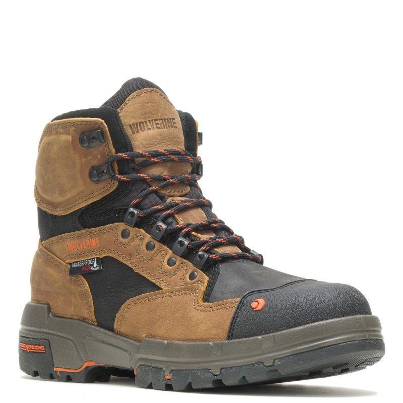 W10611 Mens Wolverine Boots Legend Dura Shocks Carbon Max Safety Work Boot Tan c5ca1a39 4e6f 4072 b800 2f797569ae32