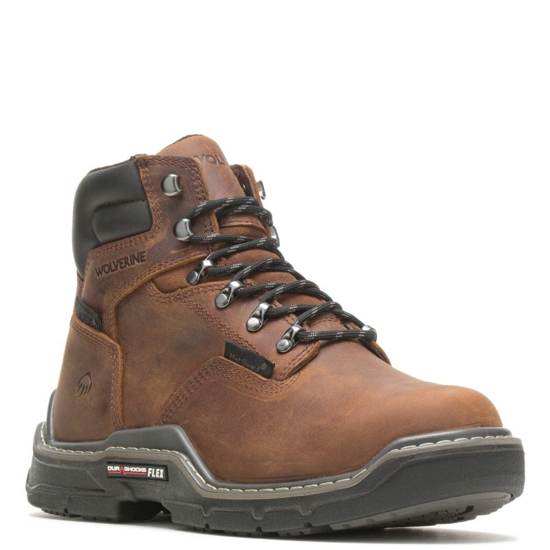 W211165 Mens Wolverine Boots Raider Comp Toe Durashocks 6in Wp Work Boot Peanut 74d08cfa e3c8 474b 8fb7 ffbdc70d716e