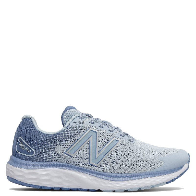 W680LB7 Womens New Balance 680v7 Running Shoe Blue Gray 1