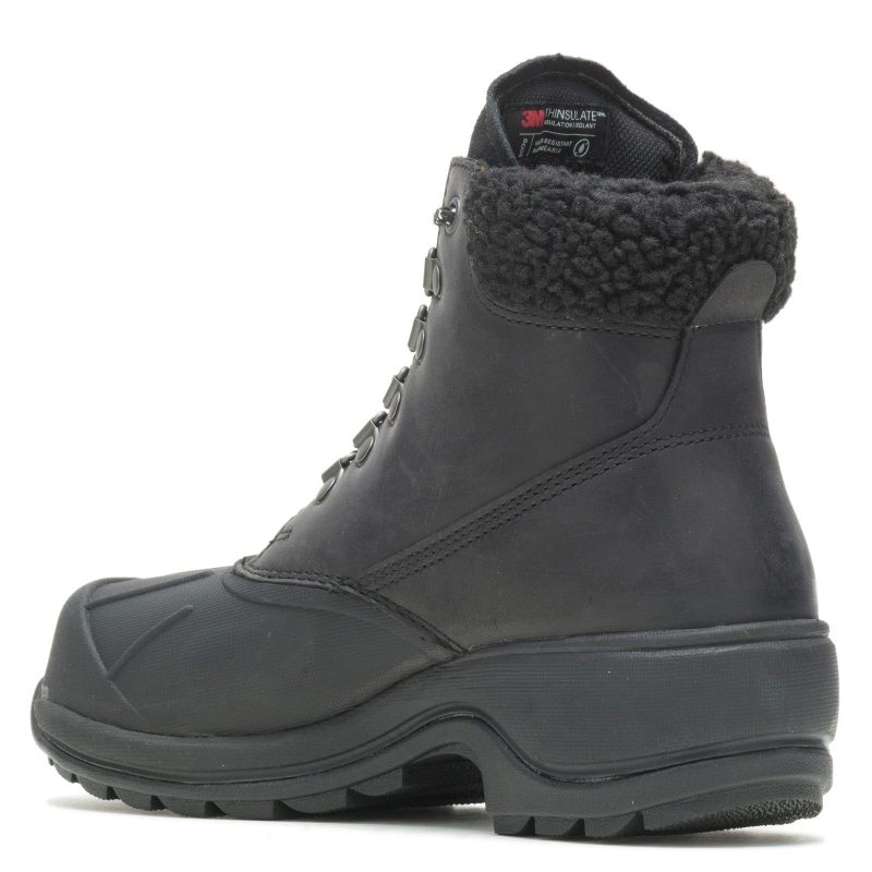 W880210 Womens Wolverine Frost Insulated Boot Solid Black 4