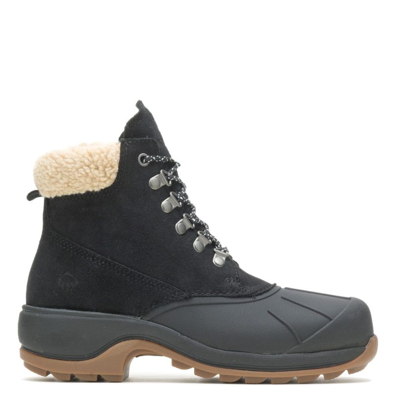 W880211 Womens Wolverine Frost Insulated Boot Black Beige 1 5f0f6fab 0117 4898 adcd 9768b9d1ac44