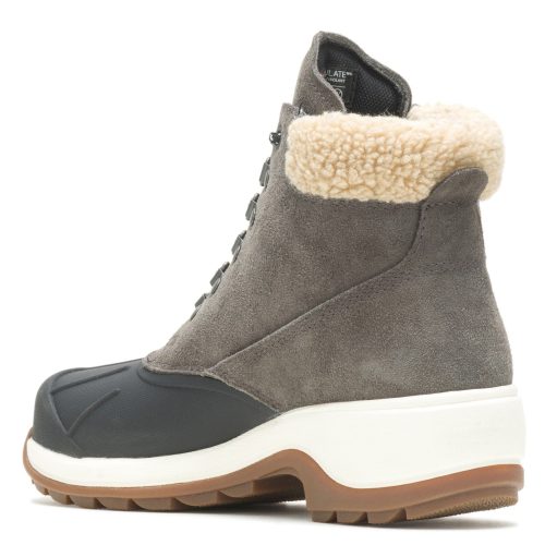 W880214 Womens Wolverine Frost Insulated Boot Gray Suede 4