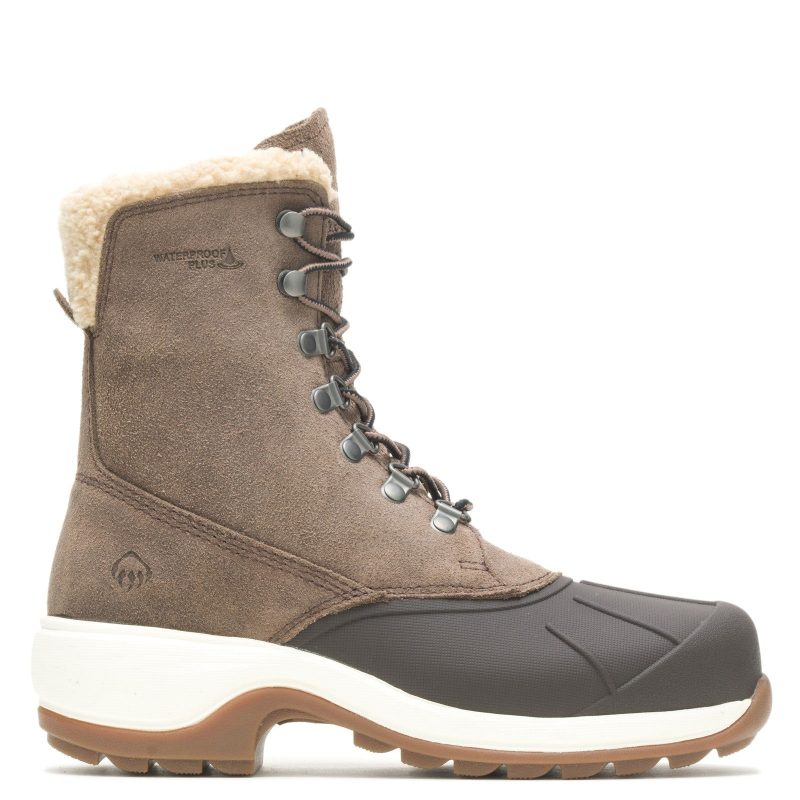 W880217 Womens Wolverine Frost Insulated Tall Boot Taupe 1