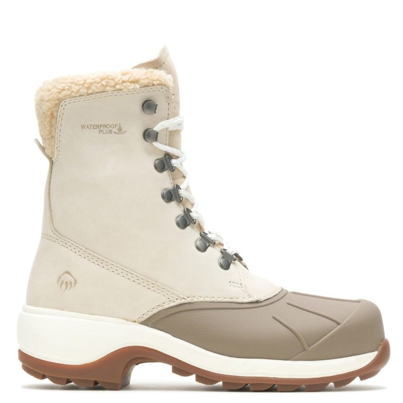 W880233 Womens Wolverine Frost Insulated Tall Boot Beige 1