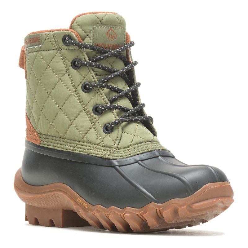 W880379 Womens Wolverine Torrent Quilted Duck Boot Green 014b9d6e e521 4083 beef ac33c2ef75f7