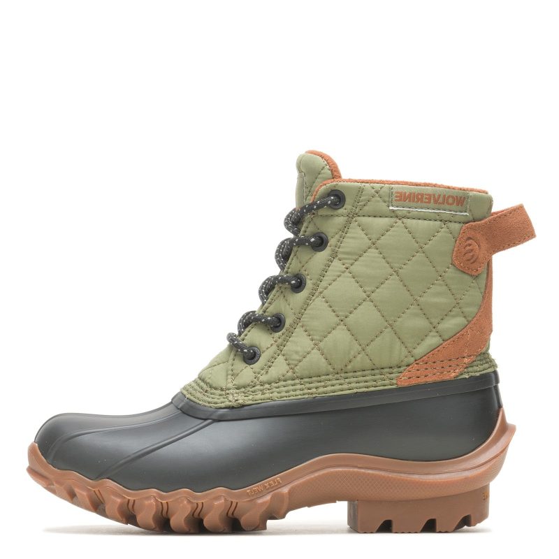 W880379 Womens Wolverine Torrent Quilted Duck Boot Green 2 689f855b 950c 436c b839 ca8d01acc12c