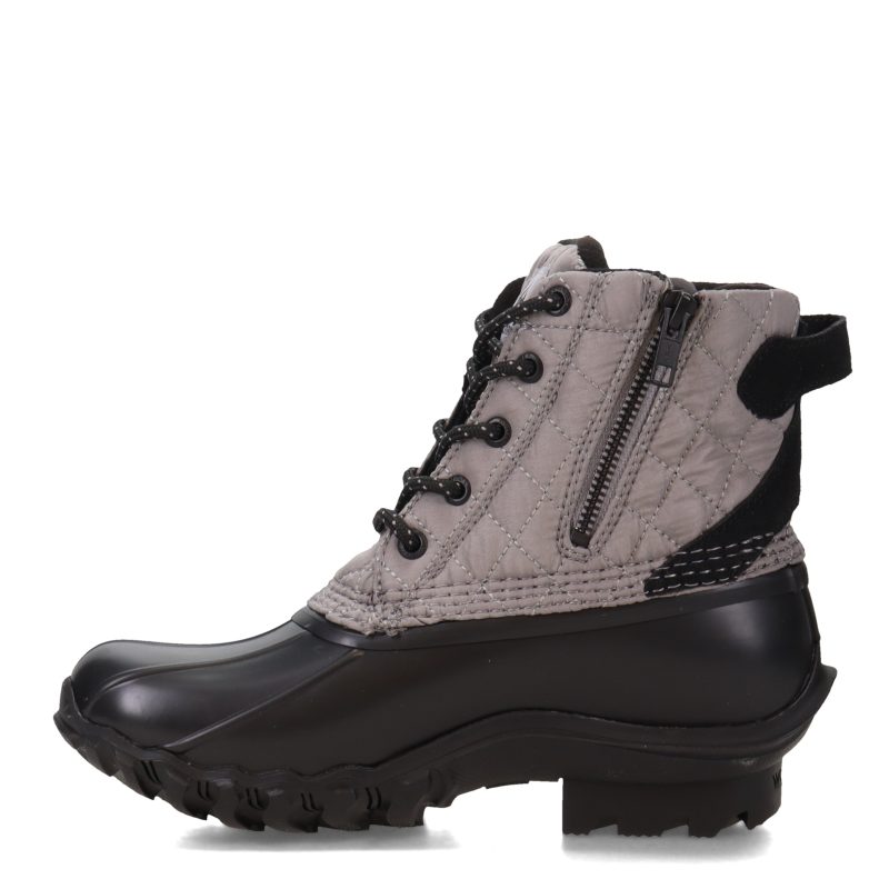 W880381 Womens Wolverine Torrent Quilted Duck Boot Gray 3