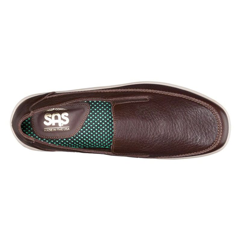 WEEKENDER OP Mens Sas Weekender Slip On Brown 4