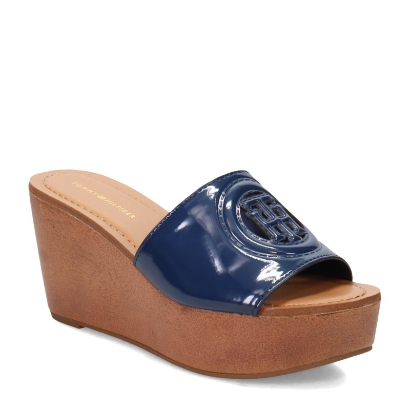 WRYNN DBL01 Womens Tommy Hilfiger Wrynn Sandal Dark Blue b009cb69 09b1 46d6 879f f30344537704