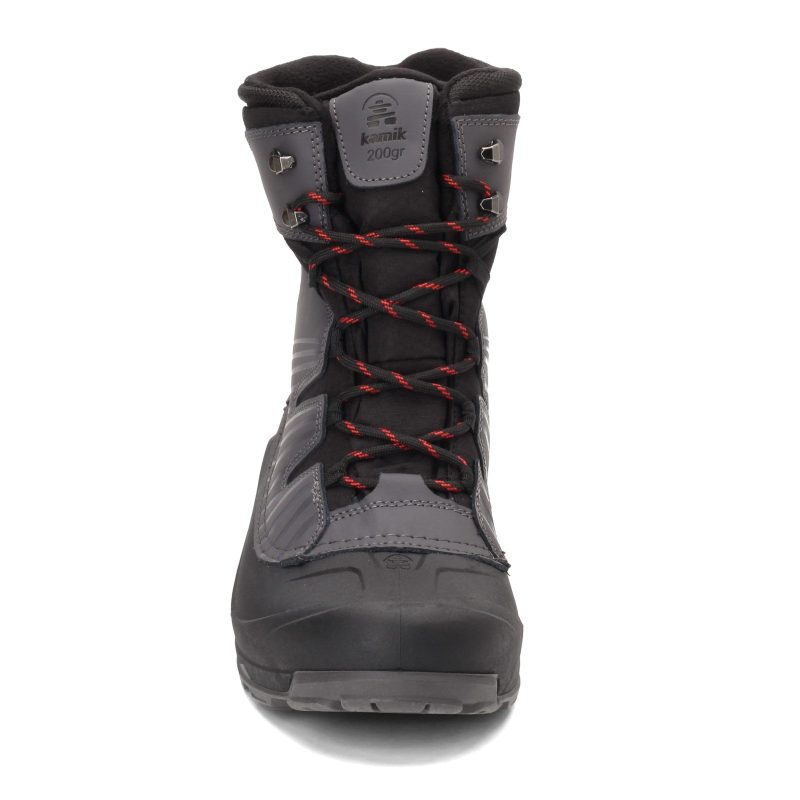 Wk0354 Cha Mens Kamik Iceland Snow Boot Charcoal 2