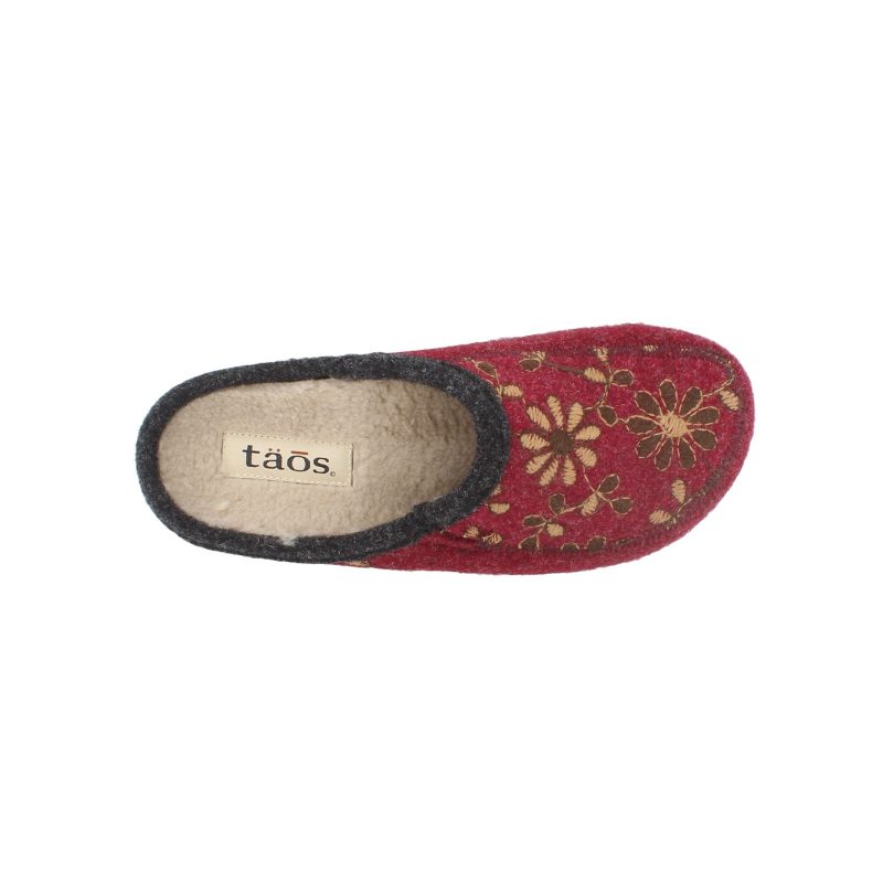 Wo2 2700 Cran Womens Taos Woolderness 2 Clog Cranberry 5