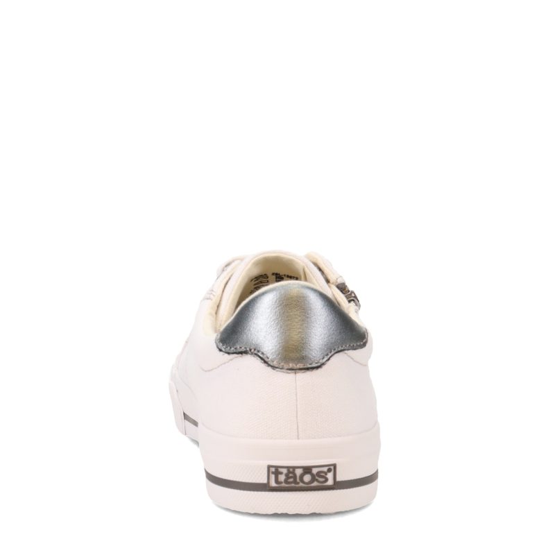 ZSL 13672 WTPT Womens Taos Z Soul Sneaker White Pewter 4