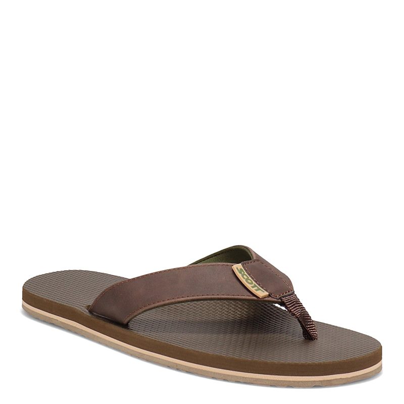 https 3a 2f 2fimages.peltzshoes.com 2f4301 Brown Mens Scott Hawaii Maluna Flip Flop Brown