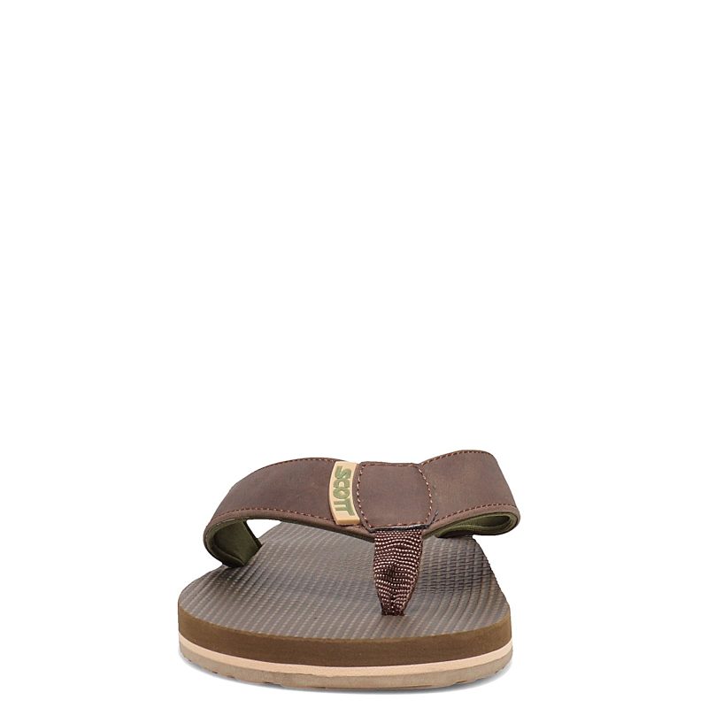 https 3a 2f 2fimages.peltzshoes.com 2f4301 Brown Mens Scott Hawaii Maluna Flip Flop Brown 2