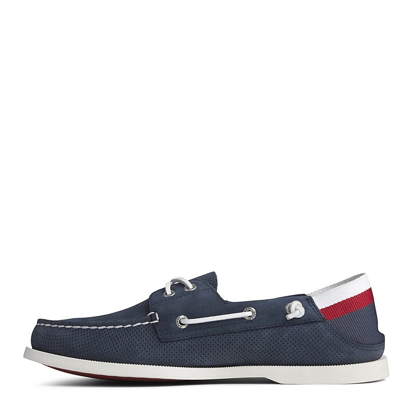 https 3a 2f 2fimages.peltzshoes.com 2fSts21940 Mens Sperry Authentic Original Kick Down Boat Shoe Navy 3