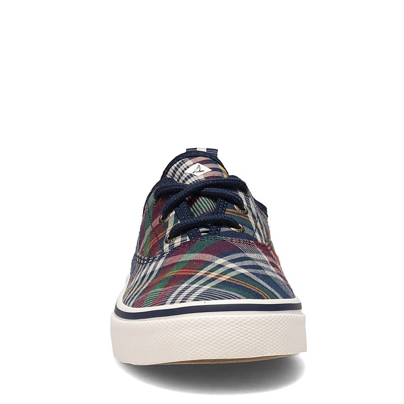 https 3a 2f 2fimages.peltzshoes.com 2fSts85670 Womens Sperry Crest Cvo Sneaker Navy Plaid 2