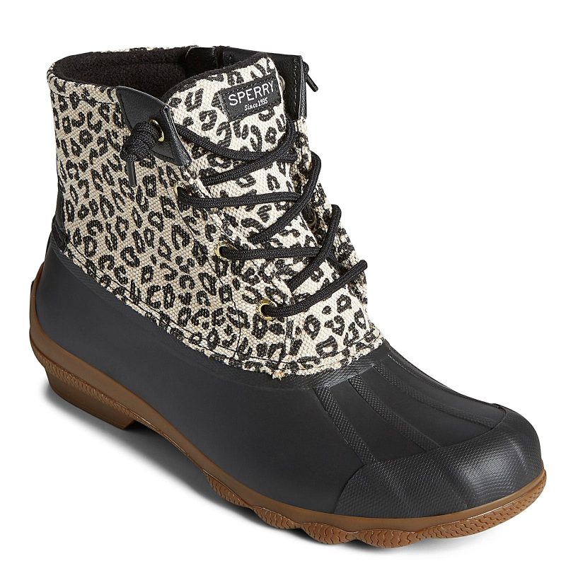 https 3a 2f 2fimages.peltzshoes.com 2fSts86438 Womens Sperry Syren Gulf Duck Boot Black Leopard