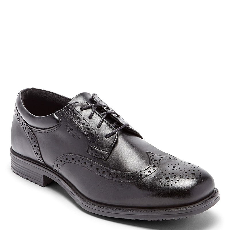 https 3a 2f 2fimages.peltzshoes.com 2fV73842 Mens Rockport Essential Details Waterproof Wingtip Oxford Black