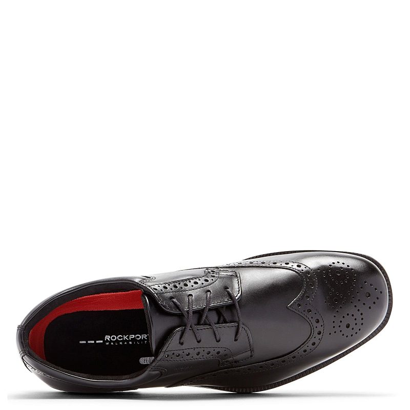 https 3a 2f 2fimages.peltzshoes.com 2fV73842 Mens Rockport Essential Details Waterproof Wingtip Oxford Black 5